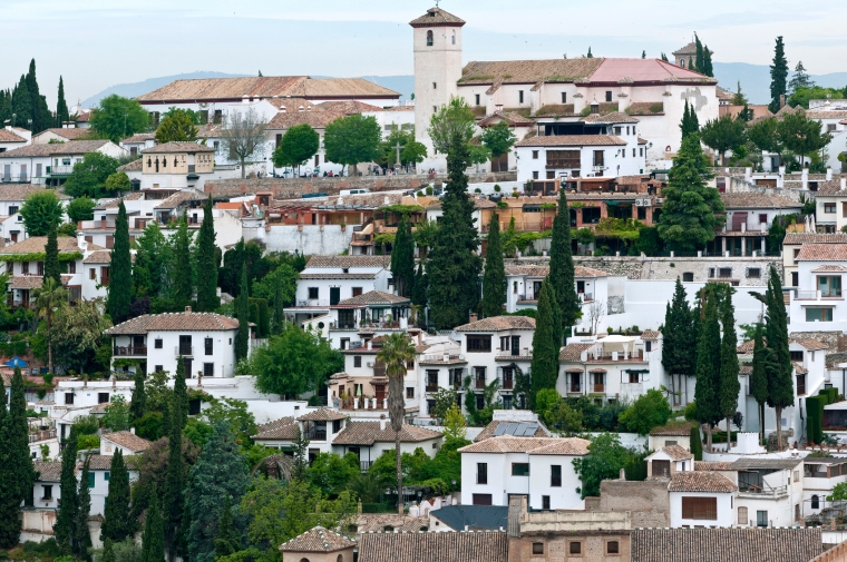 Albayzín, the oldest district of Granada, Andalusia